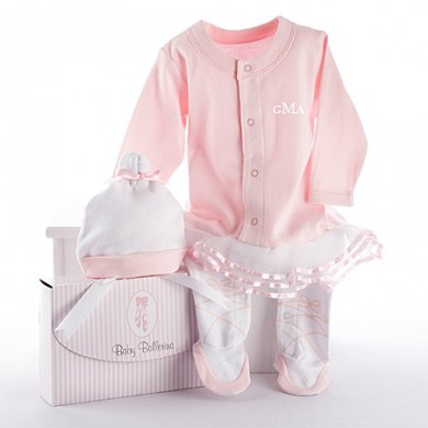 Big Dreamzzz - Baby Ballerina Two-Piece Layette Set in Studio Gift Box 