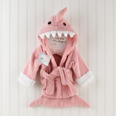 Let the Fin Begin - Pink Shark Robe 