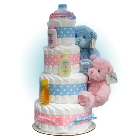 diaper cakes for girls