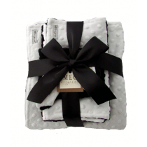 Black and White Baby Blanket Gift Set