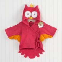 My Little Night Owl - Hooded Terry Spa Robe (Pink)