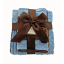 Blue and Brown Baby Blanket Gift Set