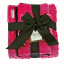 Hot Pink and Black Baby Blanket Gift Set
