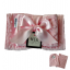 Pink Bib and Burp Cloth Set