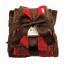 Red and Brown Baby Blanket Gift Set